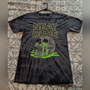 Black and Green Graphic Tee